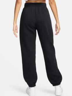 Zwart - Nike oversized Phoenix joggingbroek van fleece met hoge taille