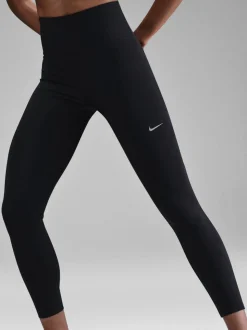 Zwart - Nike Tempo Hoge taille 7/8 hardloopleggings