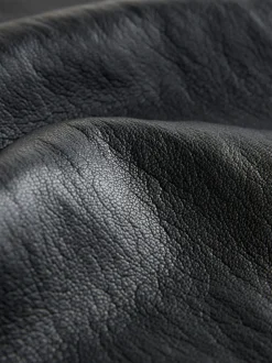 Zwart - Nothing Ordinary Faux Leather Barrel Leg Trousers