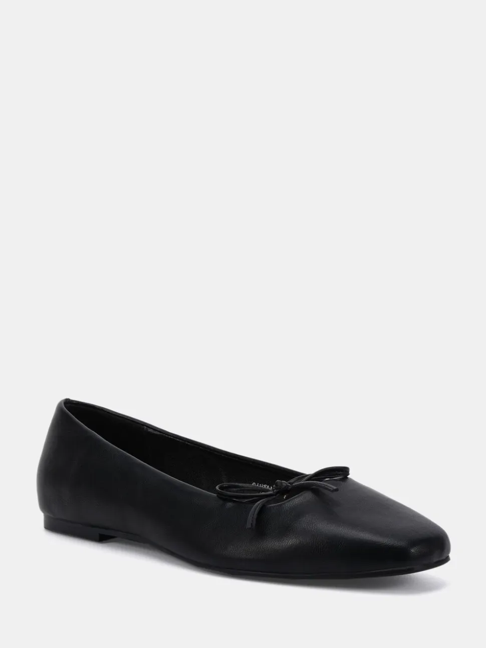 Zwart - Novo Camilla Asymetric Bow Ballerinas