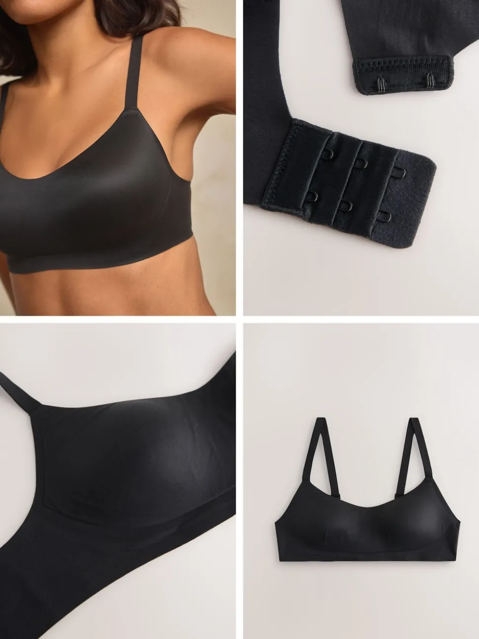 Zwart - N.Premium Cloud Zachte Ultiem Comfort Beha Zonder Beugel
