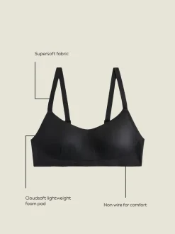 Zwart - N.Premium Cloud Zachte Ultiem Comfort Beha Zonder Beugel
