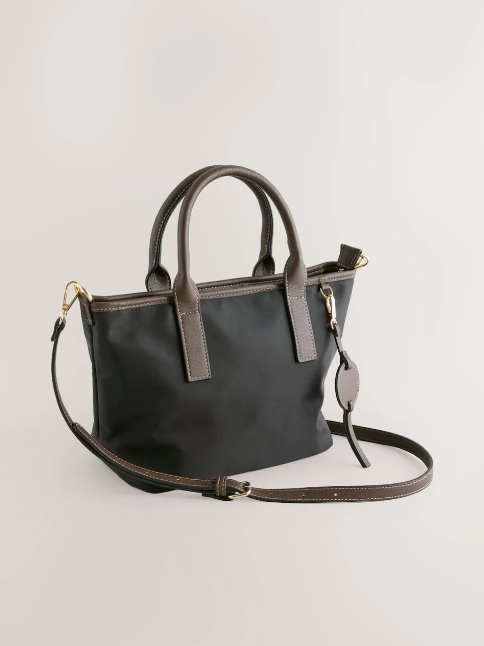 Zwart - Nylon crossbodytas