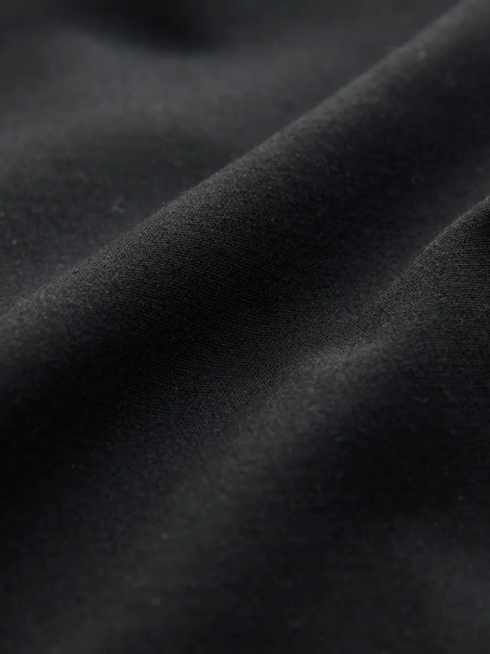 Zwart - Op maat gemaakte blazer met enkele rij knopen van wol