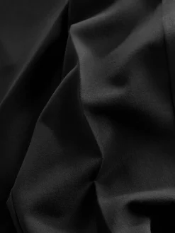 Zwart - Op maat gesneden smalle broek