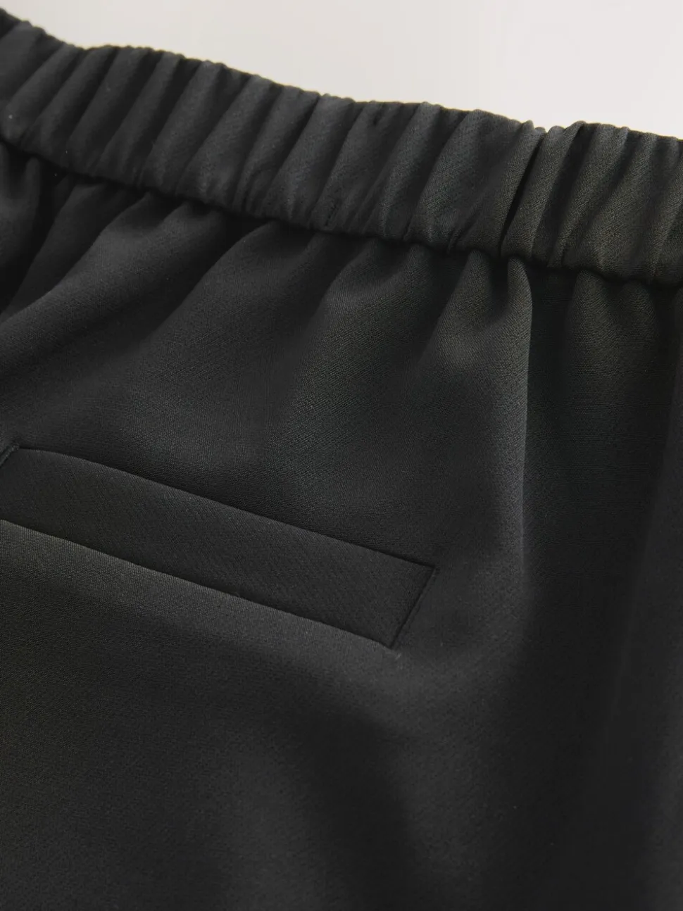 Zwart - Op maat gesneden skinny broek