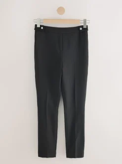 Zwart - Op maat gesneden skinny broek