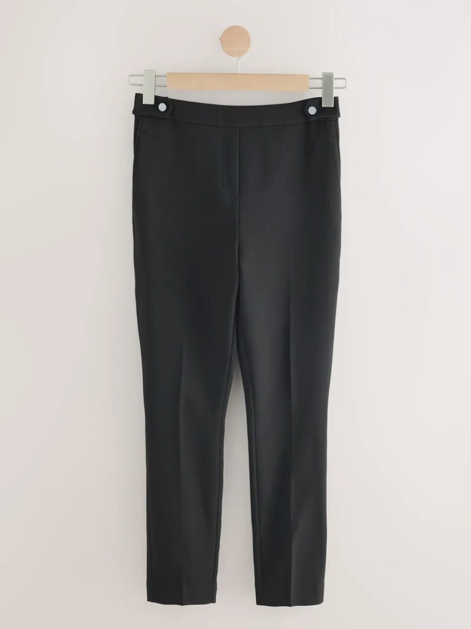 Zwart - Op maat gesneden skinny broek