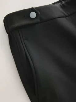 Zwart - Op maat gesneden skinny broek