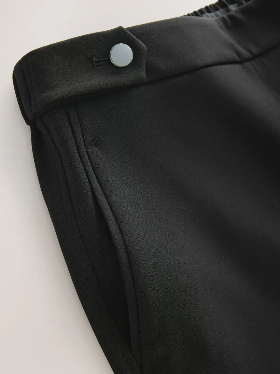 Zwart - Op maat gesneden skinny broek