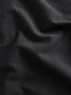 Zwart - Open hals vest