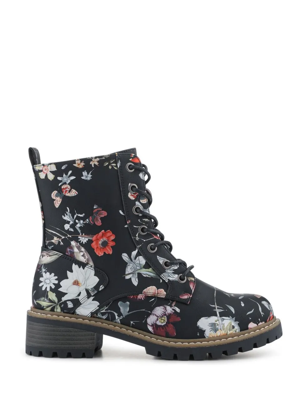 Zwart - Pavers Wide Fit Lace-Up Ankle Boots