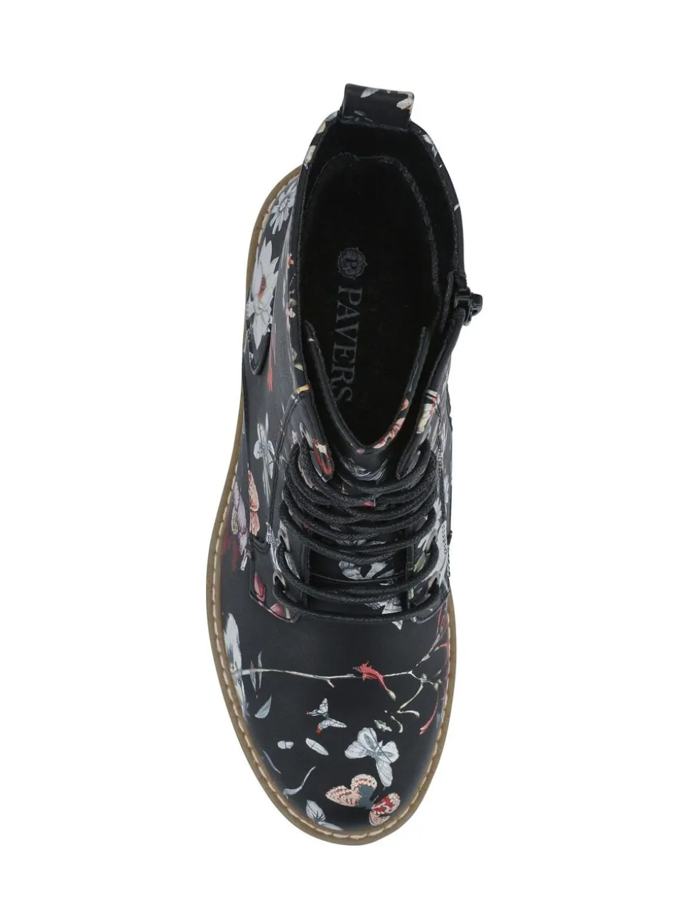 Zwart - Pavers Wide Fit Lace-Up Ankle Boots