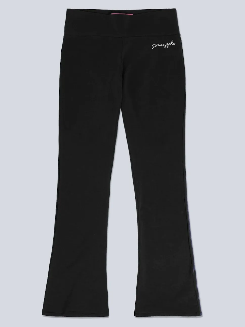 Zwart - Pineapple - Jersey bootcut-broek voor dames