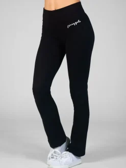 Zwart - Pineapple - Slim-fit jersey broek