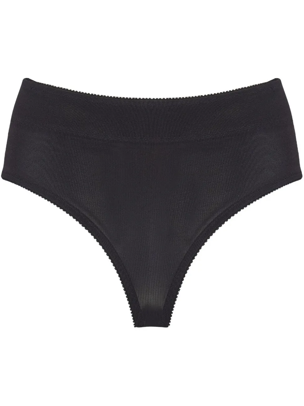 Zwart - Pour Moi - Hourglass Shapewear sterk buikcorrigerende string