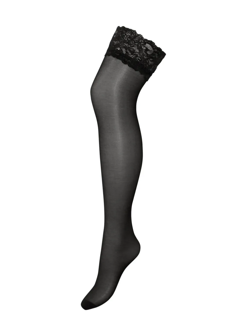 Zwart - Pour Moi Adore - 15-denier kanten weekendtas