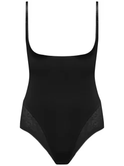 Zwart - Pour Moi Effortless Tummy Control Wear Your Own Bra Body Shapewear