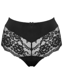 Zwart - Pour Moi Fleur Cheeky V-vorm slipje