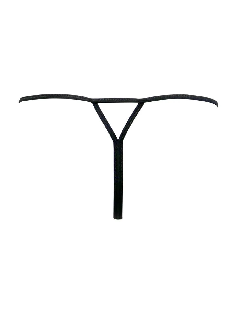 Zwart - Pour Moi For Your Eyes Only string met hoge taille zonder kruis