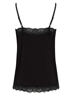 Zwart - Pour Moi Sofa Loves Lace Soft Hidden Support Pyjama Top