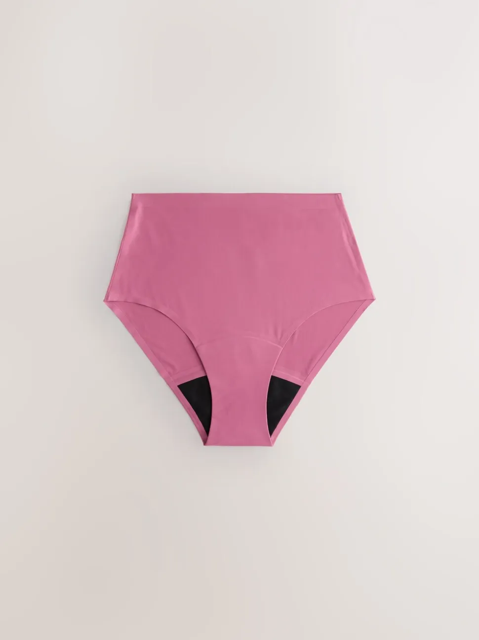 Zwart / Praline Huidskleur / Roze Bloemen - Set van 4 No VPL menstruatieslips voor medium vloeien