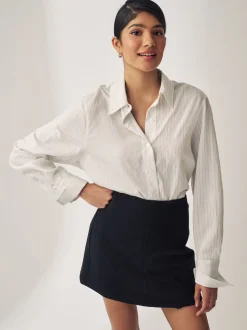 Zwart - Premium Jersey Mini Skirt