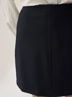 Zwart - Premium Jersey Mini Skirt