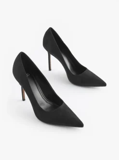 Zwart - Premium pumps met spitse neus