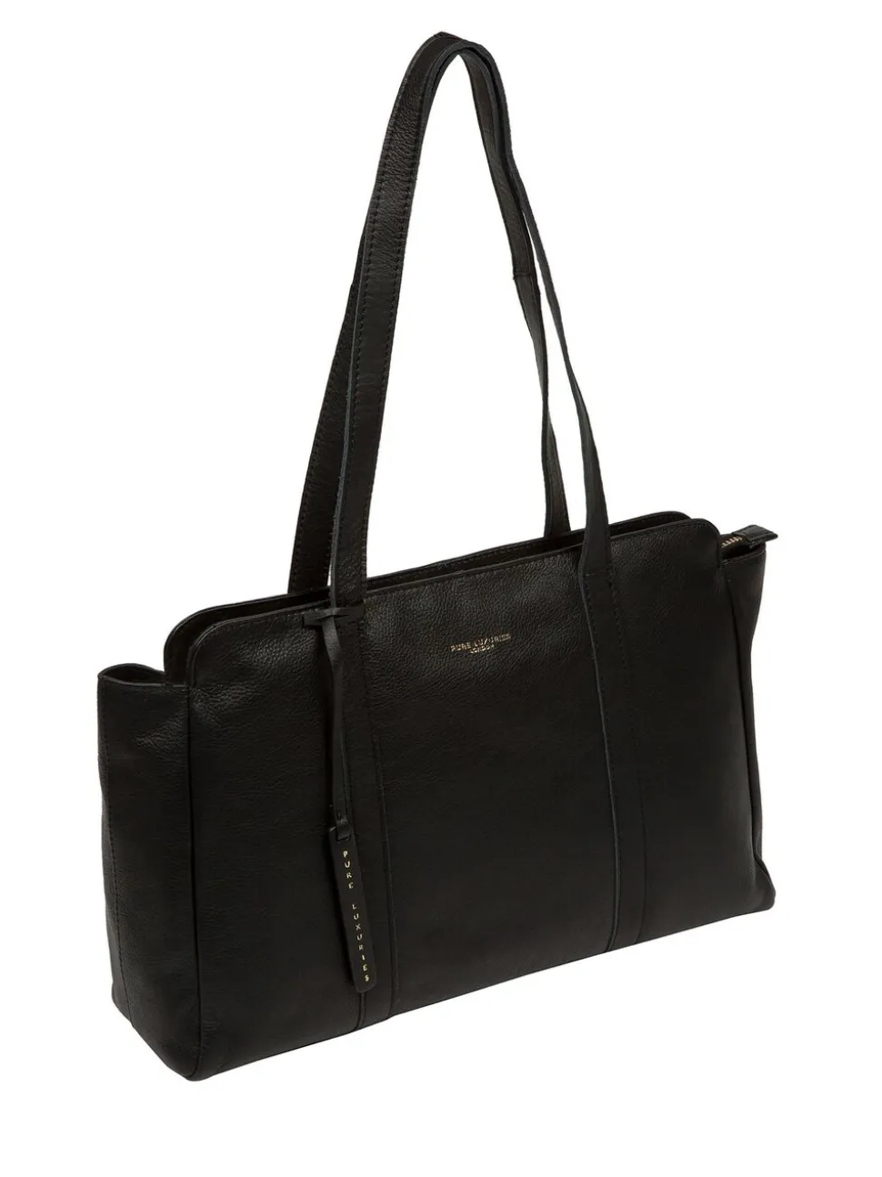 Zwart - Pure Luxuries London Olney Leather Handbag