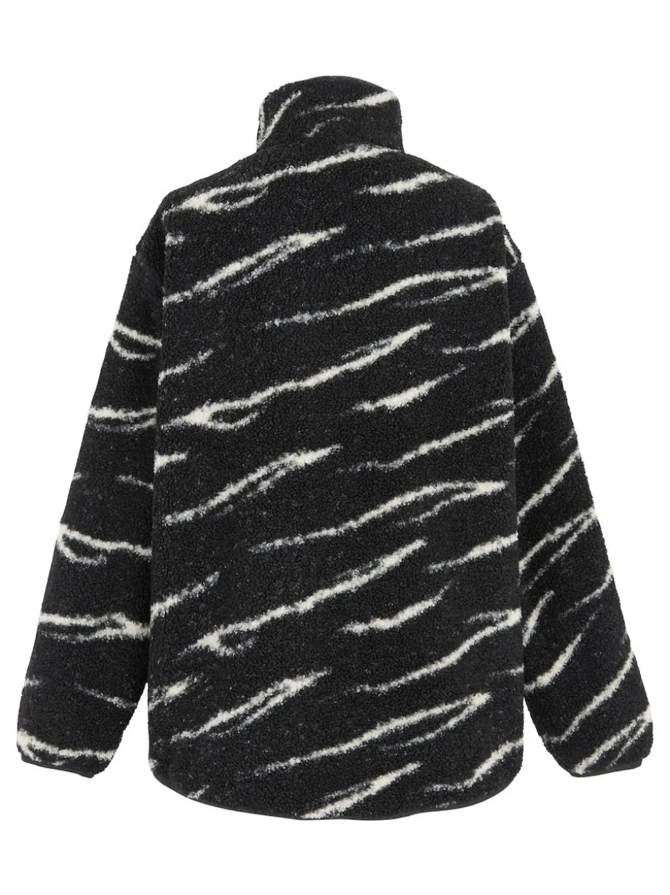 Zwart - Regatta Frankie Borg fleece met halve rits