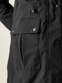Zwart - Regatta Yannta Isotex Waterproof Breathable Coat