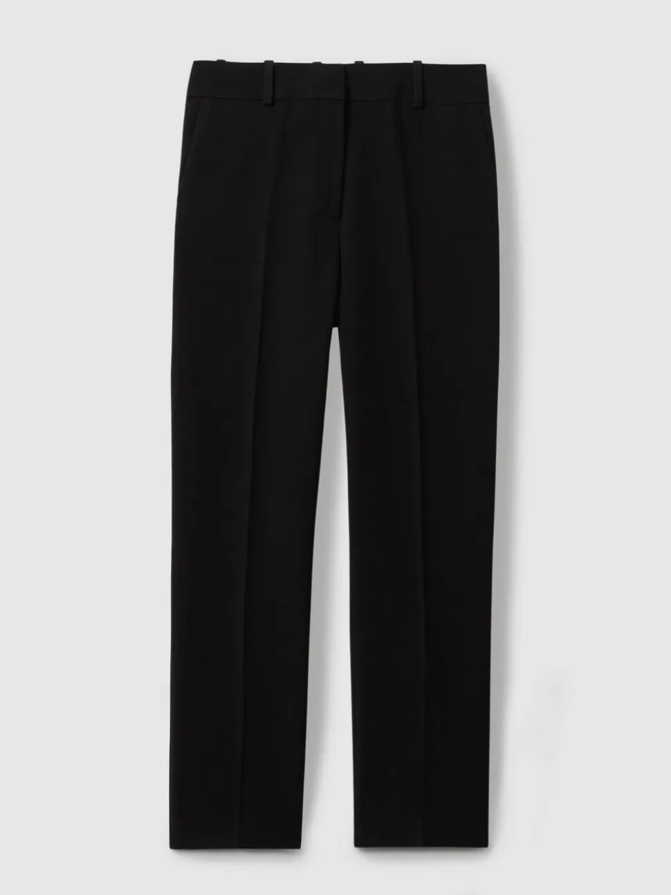 Zwart - Reiss Gabi slim-fit kostuumbroek