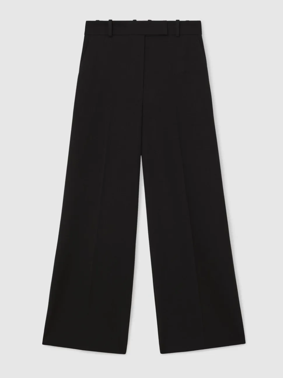 Zwart - Reiss Gabi Wide-Leg Suit Trousers