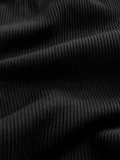 Zwart - Ribbed High Waist Leggings 2 Pack