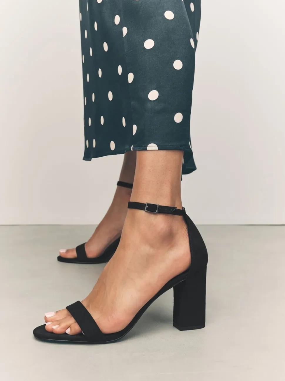 Zwart - Sandalen met blokhak