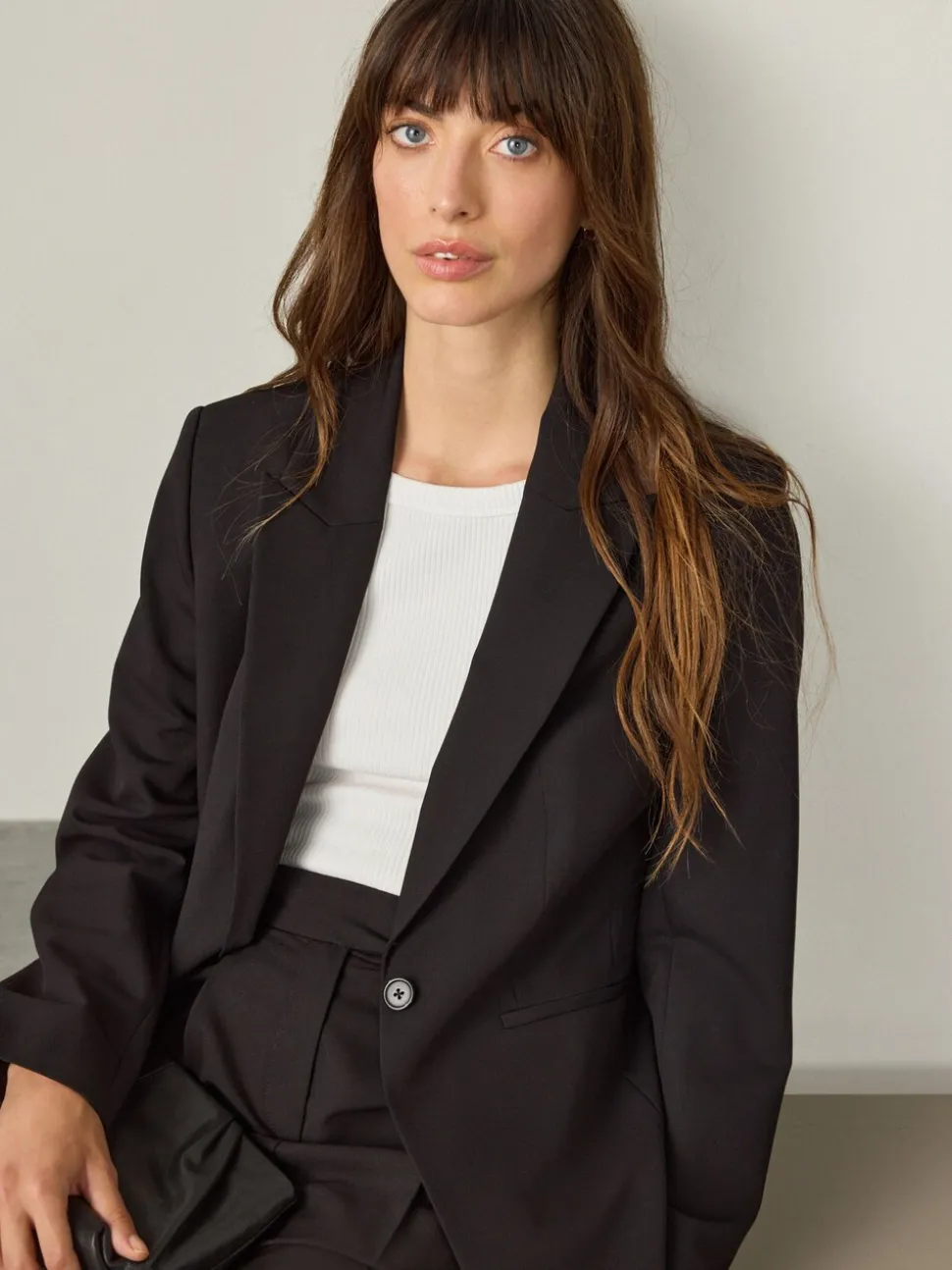 Zwart - Sculpting Single Breasted Tailored Blazer