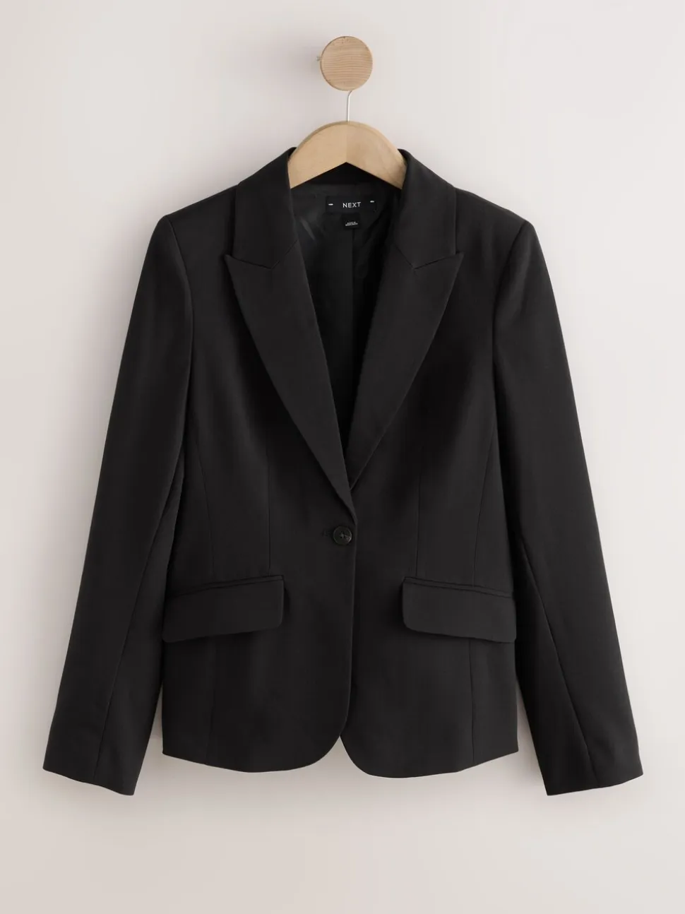 Zwart - Sculpting Single Breasted Tailored Blazer