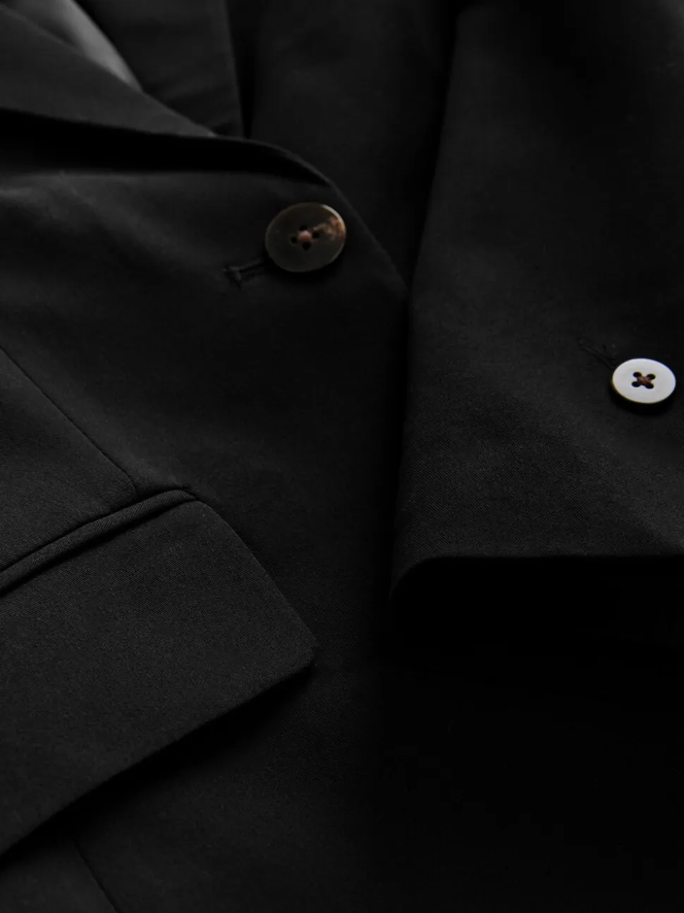 Zwart - Sculpting Single Breasted Tailored Blazer