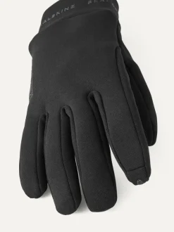 Zwart - SEALSKINZ waterafstotende Nano handschoenen van fleece