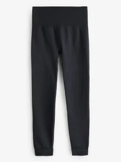 Zwart - self. Naadloze bum scrunch leggings