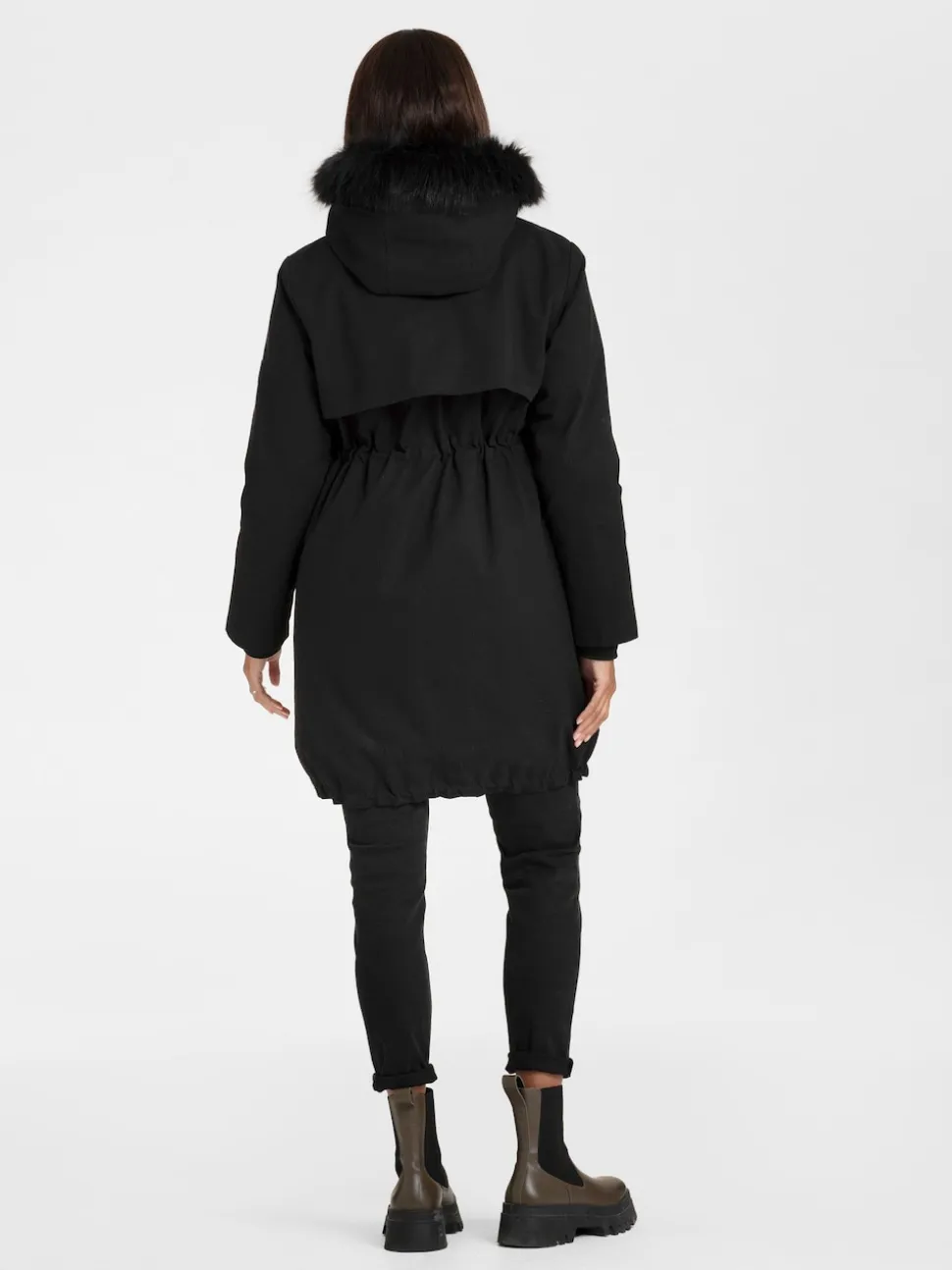 Zwart - Seraphine Premium Sub-Zero donsgevulde 3-in-1 zwangerschaps- en draagparka