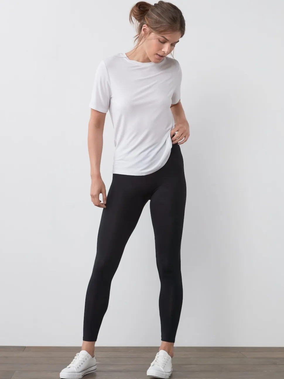 Zwart - Set van 2 lange leggings