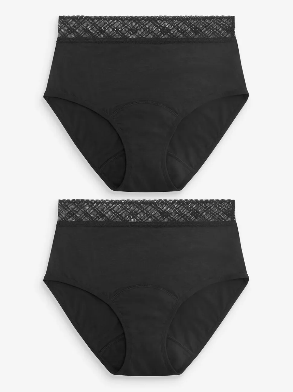 Zwart - Set van 2 medium Flow Period slips