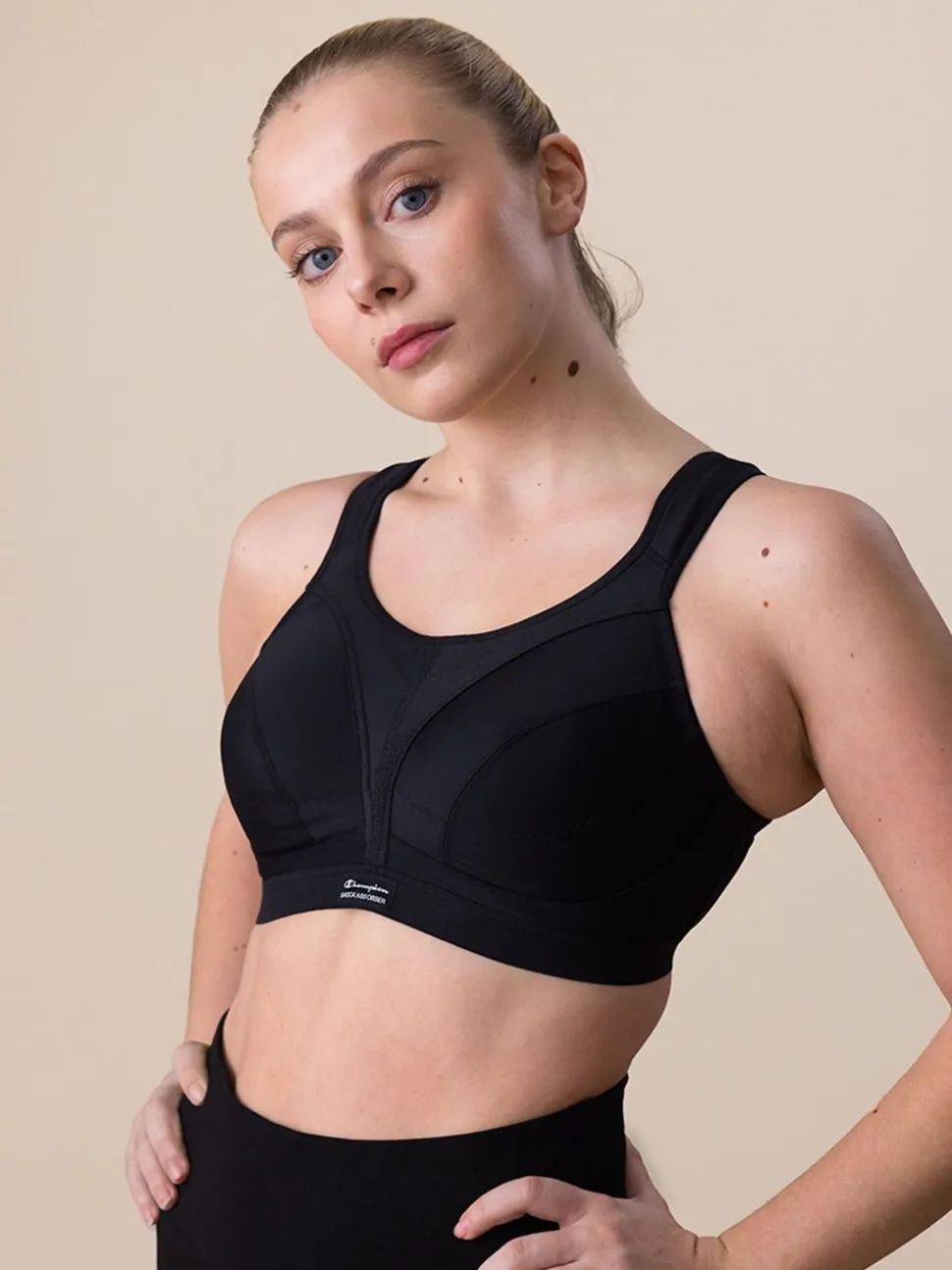 Zwart - Shock Absorber Active D+ sportbeha