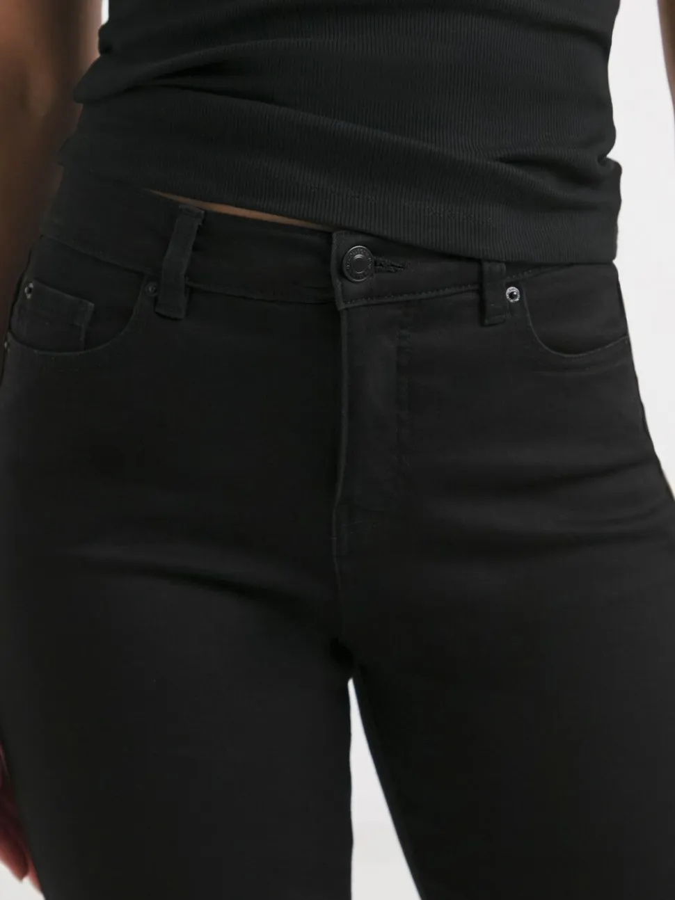 Zwart - Simply Be - 24/7 jeans met rechte pijpen