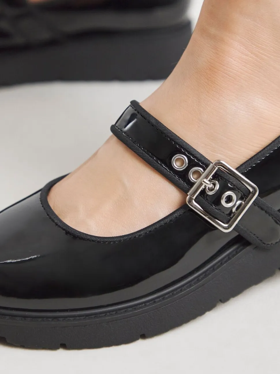 Zwart - Simply Be Chunky Mary Jane Shoes