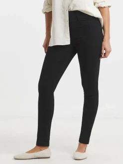 Zwart - Simply Be skinny jegging met elastische taille