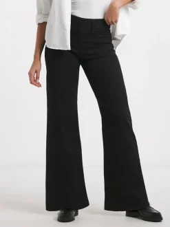 Zwart - Simply Be Wide Leg Jeggings