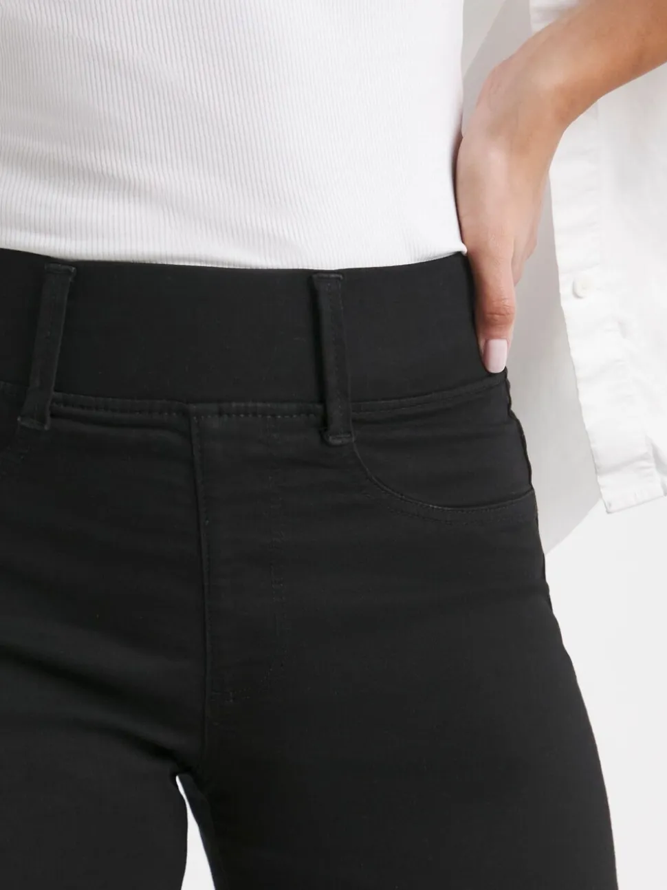 Zwart - Simply Be Wide Leg Jeggings